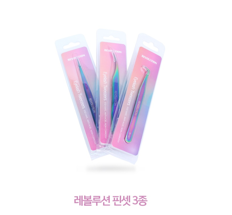 [레볼루션] 핀셋 3종 [멀티티타늄]