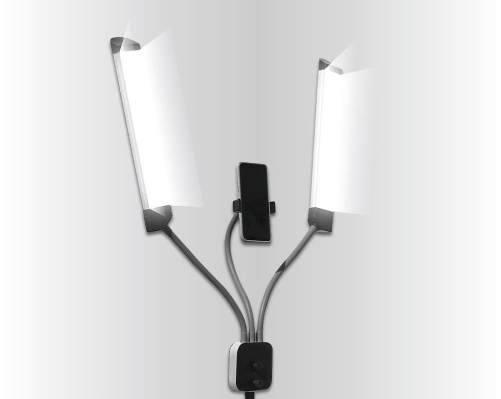 [조명] LED 최신 더블라이트 [삼각대포함]